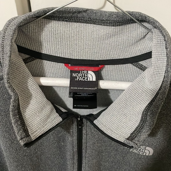 North Face half zip jacket - gray, size XL - Picture 2 of 4